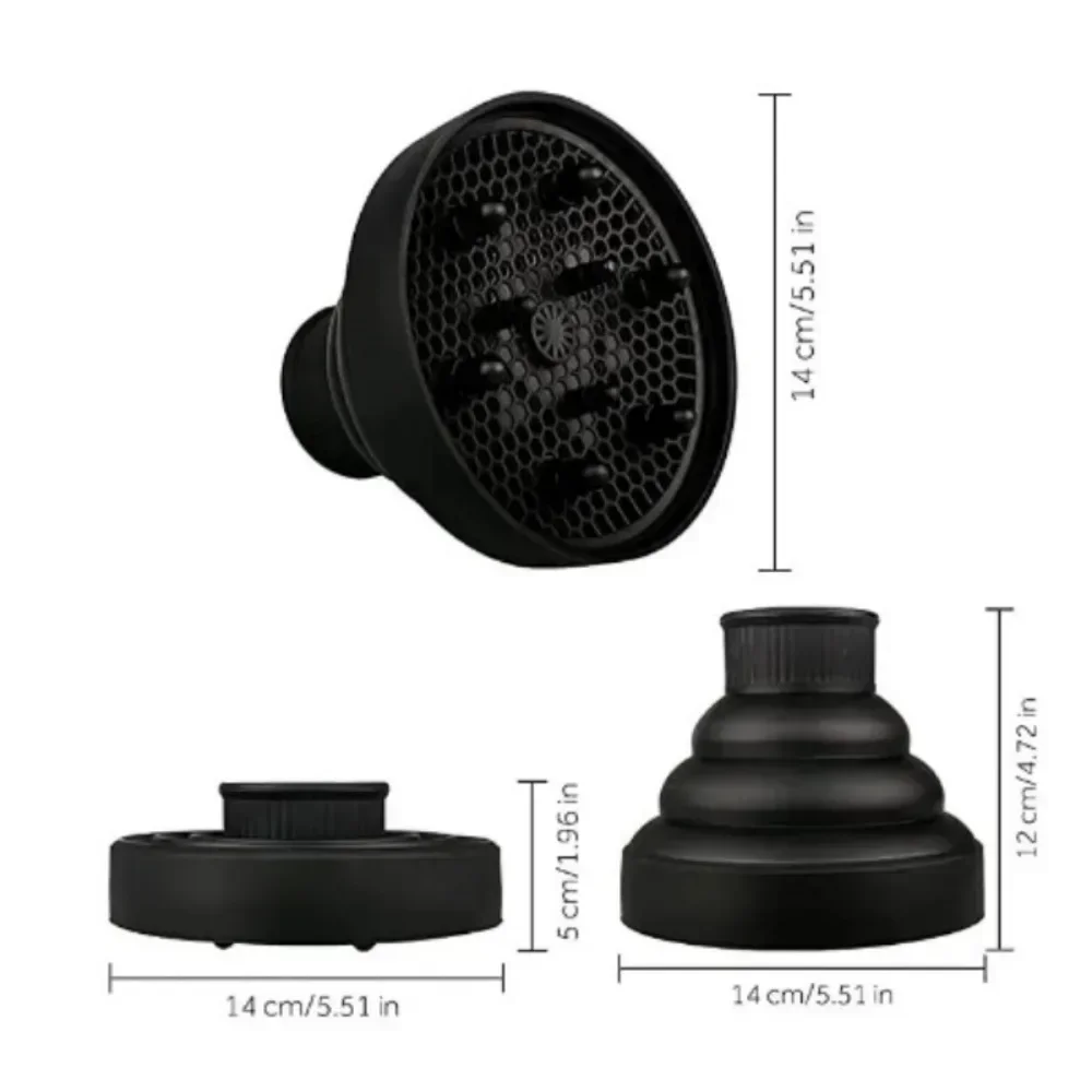 실리콘 헤어 드라이어 디퓨저 커버 컬용 범용 건조 송풍기 헤어 스타일링 스타일링 도구 액세서리 헤어 살롱 장비