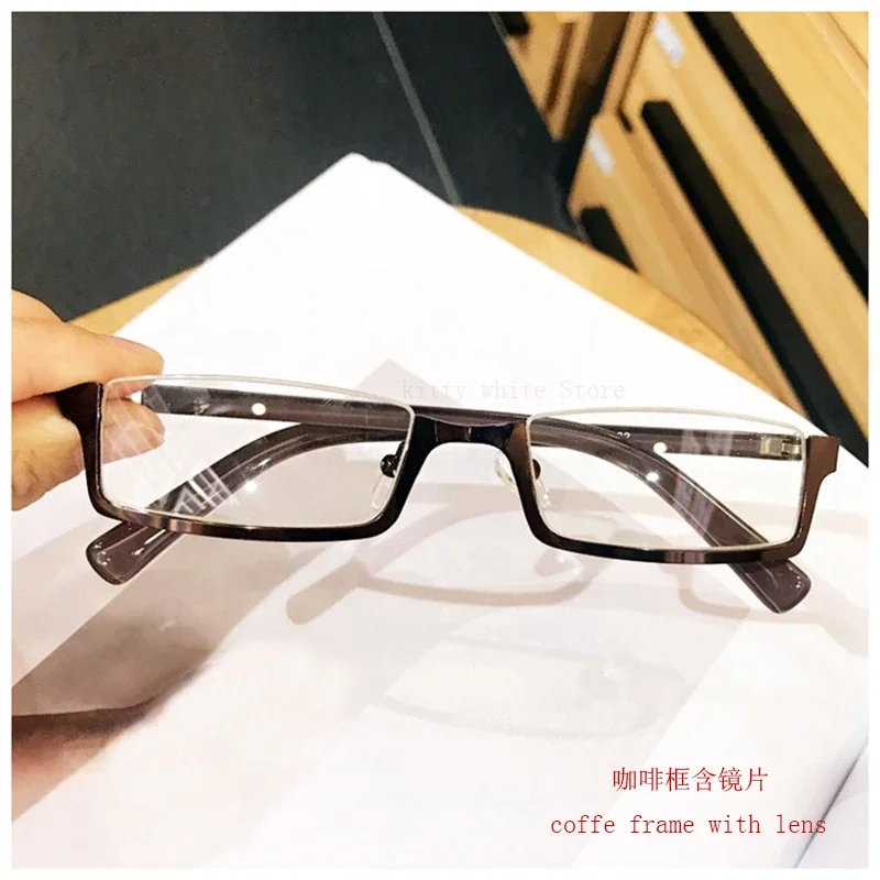 Anime Maki Zenin Cosplay Glasses Purple Half Frame Eyeglasses with Lens Anime Costume Props Accessories