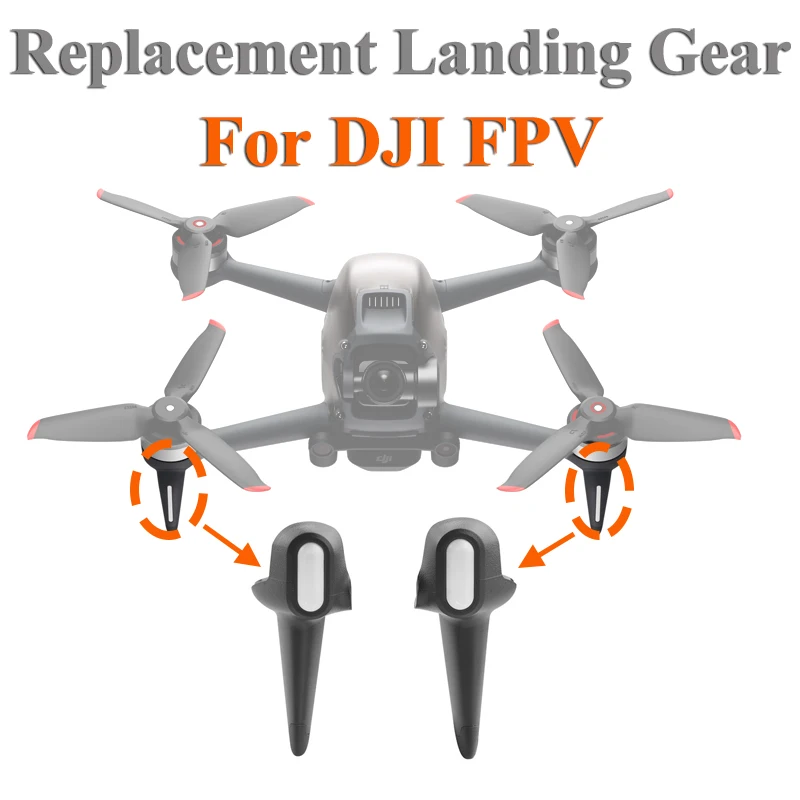 For DJI FPV Drone Replacement Landing Gear Front Arm Maintenance Left and Right Repairment Parts Accessories