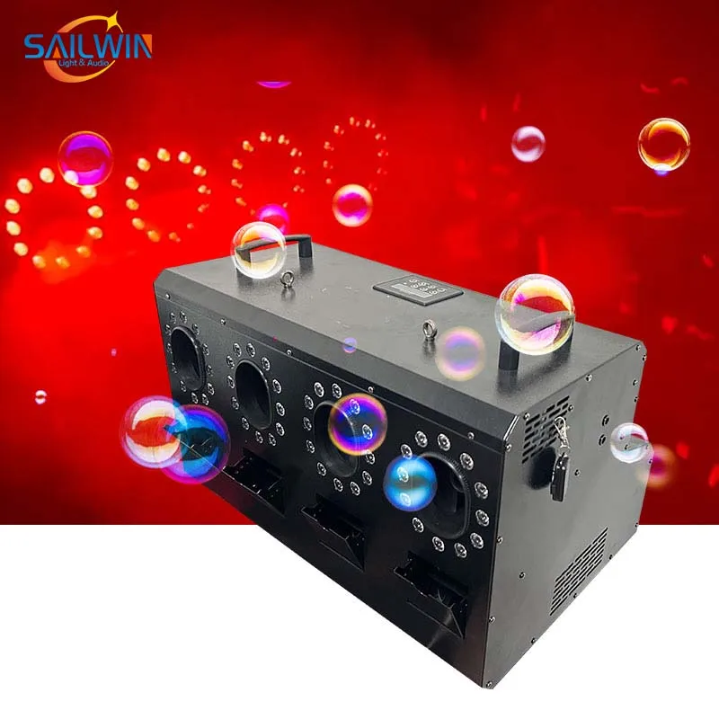 

New ABS Plastic 3000W 1.2L Smoke Bubble Machine High Output 3in1 Bubble Machine For Weddings Concerts DJ Shows