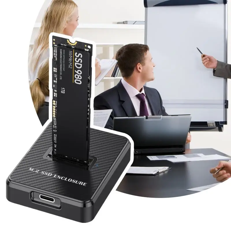 Estación de acoplamiento para disco duro HDD Dock Bay 10Gbps USB3.2 SSD dispositivo de almacenamiento estación de acoplamiento para PC portátil tableta para transferencia de datos