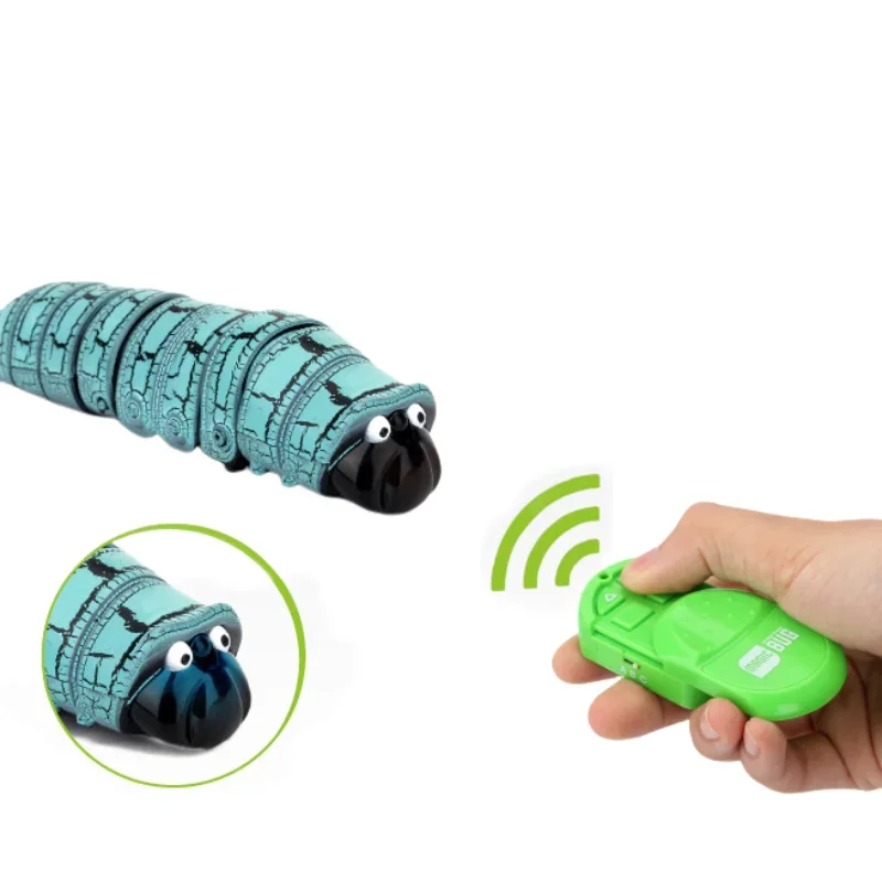 Controle remoto inseto falso cerdas worm mock rc brinquedos animais truque novidade piadas brincadeira natal dia das bruxas crianças menino presentes de festa