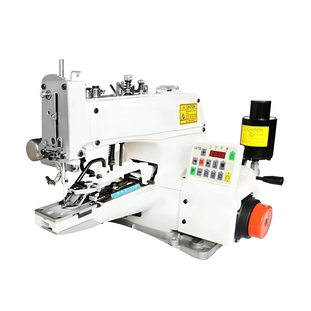 HotMC 1377D Single-thread Chain Stitch Industrial Direct Drive Button Attaching Sewing Machine