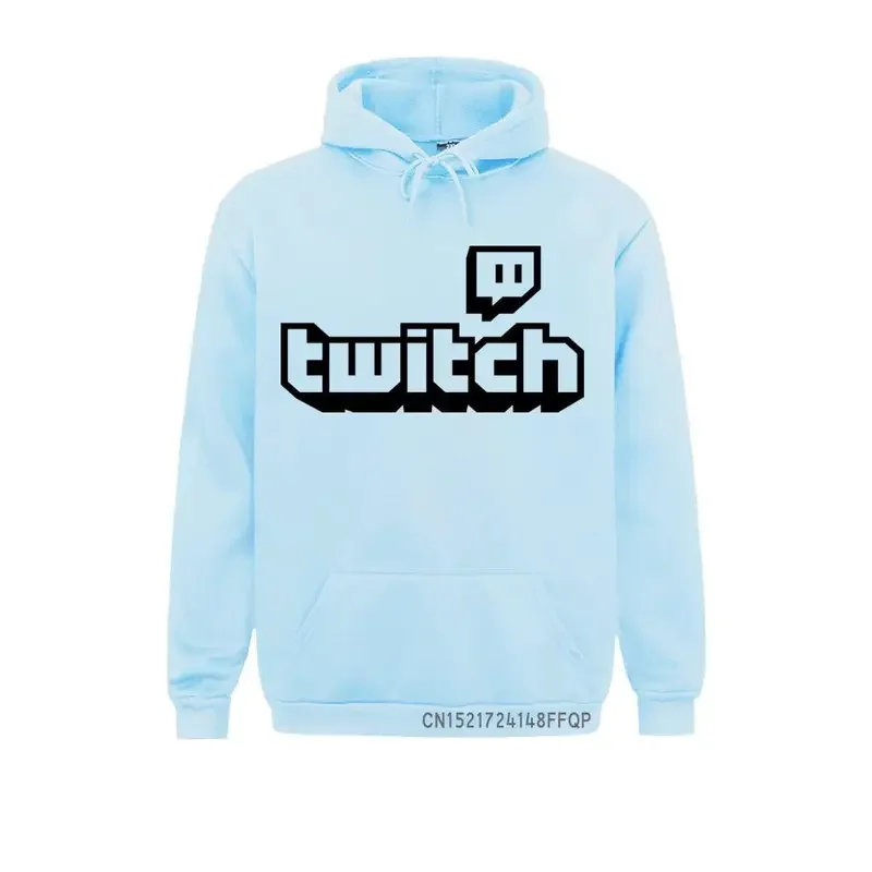 Twitch Tv Hoodies Sweatshirt Purple Gaming Top Gamer Fathers Day Fan Gifts Oversized Men Pullovers