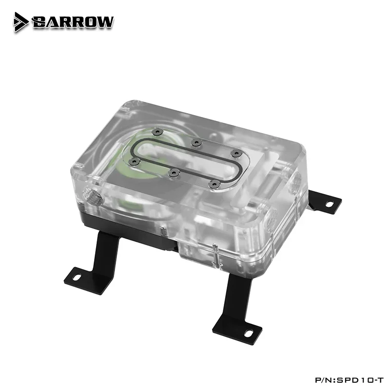 Barrow ITX Case AIO Pump Box Small Reservoir Combo ,10W PWM Mini Water Tank For Split Liquid Water Cooling System SPD10-T