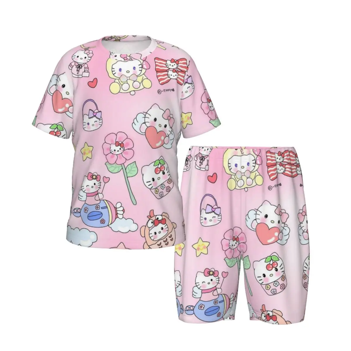 

boy's girl's Pajamas Set My Melody Down Tops and Shorts Pajama 2 Piece Pyjama Nightwear Loungewear