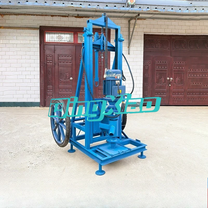 Household 100-Meter Well Drilling Machine Small Water Well Drill Rural Water Well Drilling Rig Industrial Agricultural