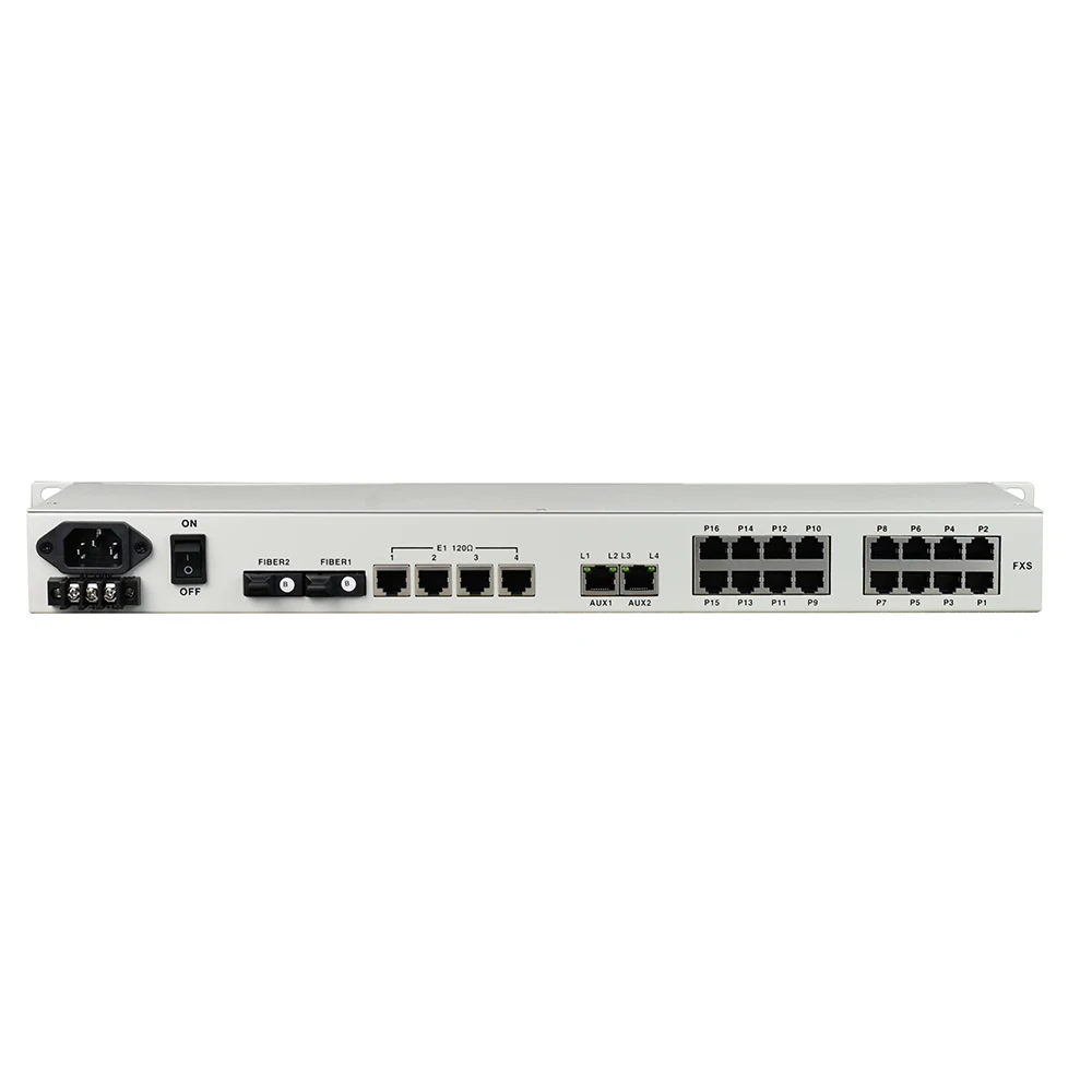 16 Ch Telephone over fiber Voice Multiplexer