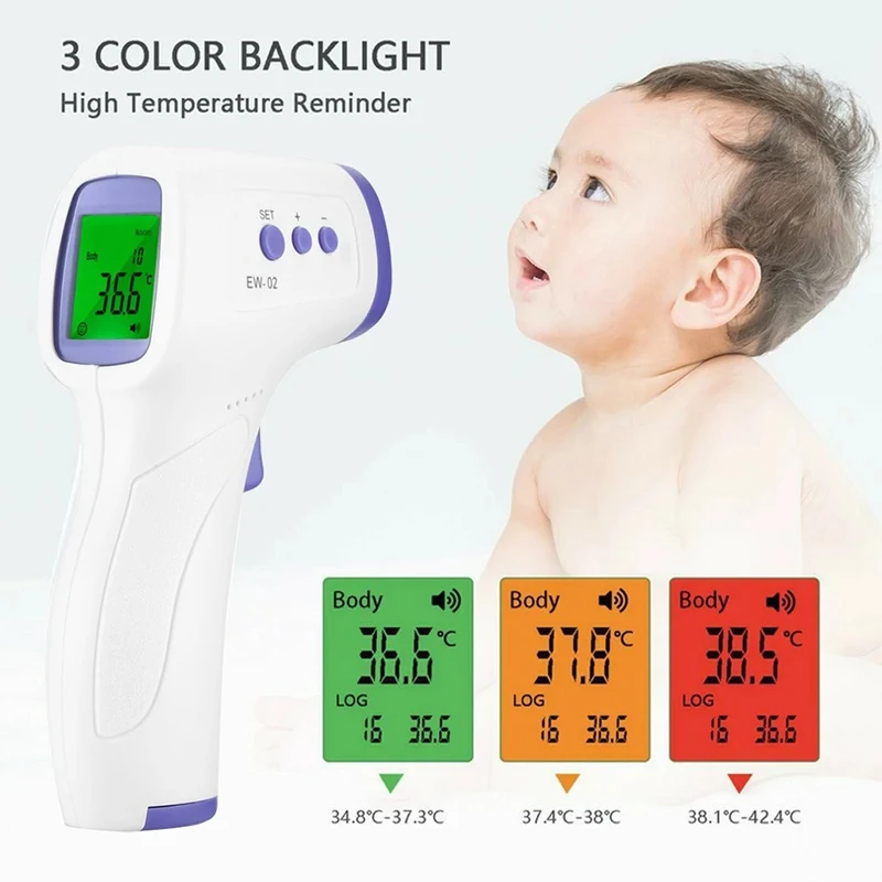 New Digital Thermometer Household Temperature Measurement Medical Non-contact Infrared Laser  Temperature Gun Tester-50-500