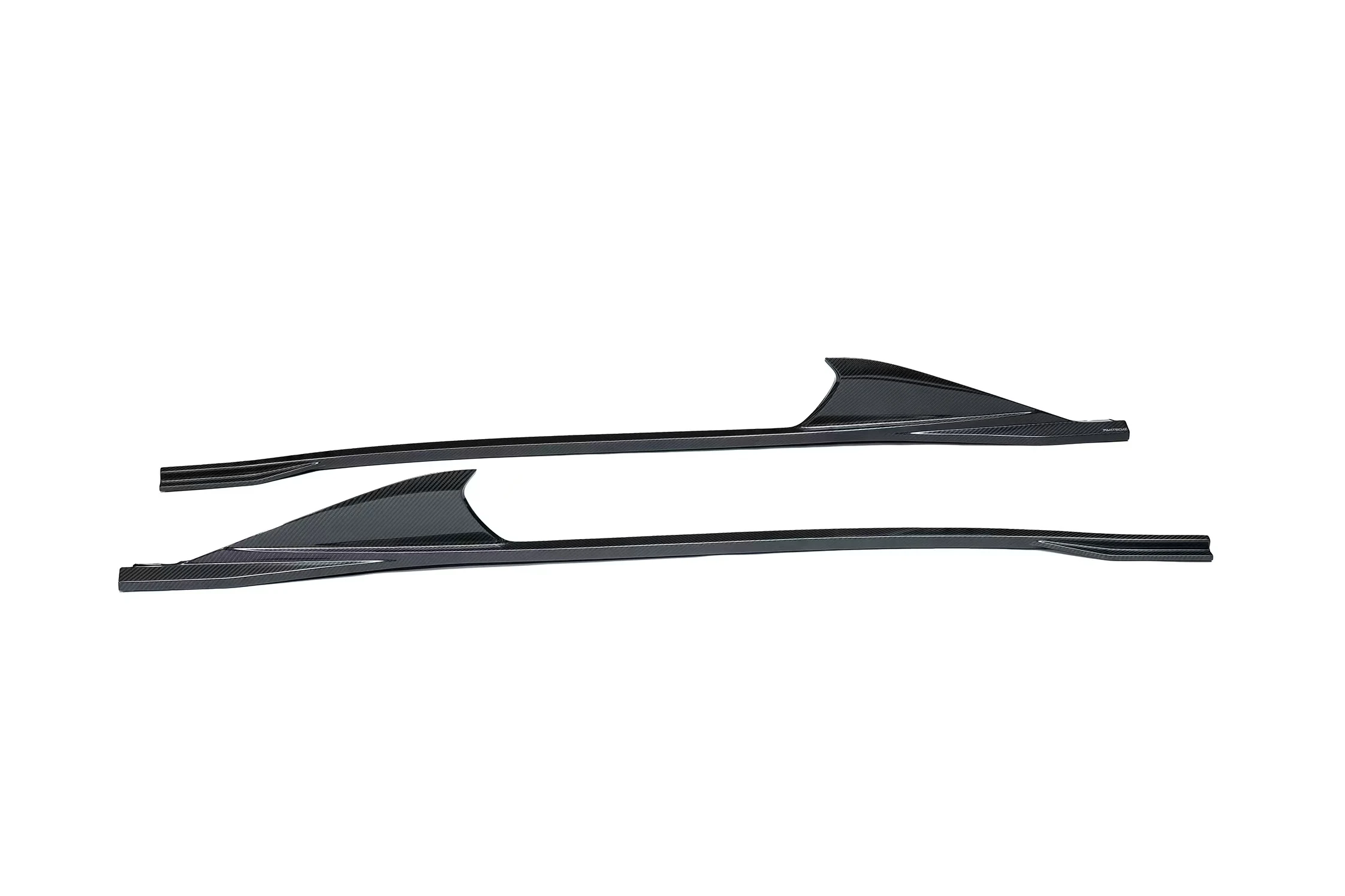 Paktechz Design Body Kit Real Dry Carbon Fiber Side Skirt Car Bumpers Suitable for LotuS EMIRA