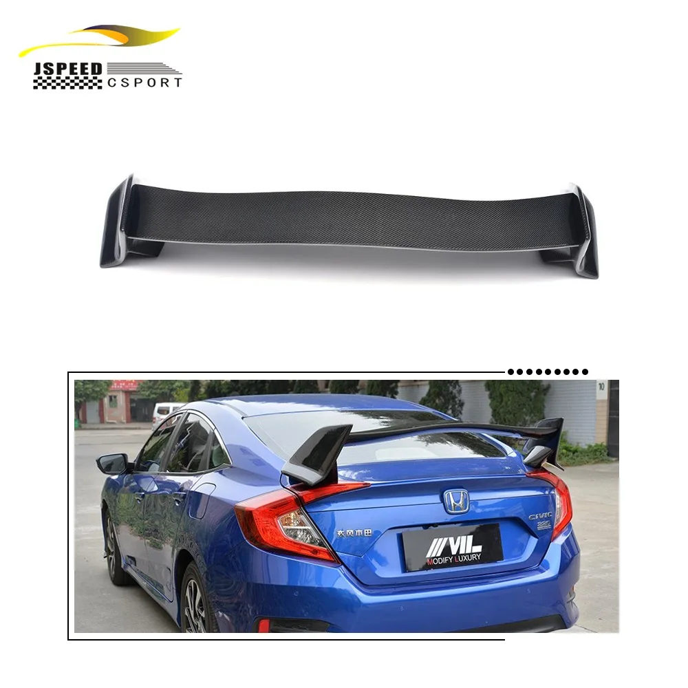 

Подходит для заднего спойлера из углеродного волокна. Подходит для Honda Civic 10R модель 16-17.