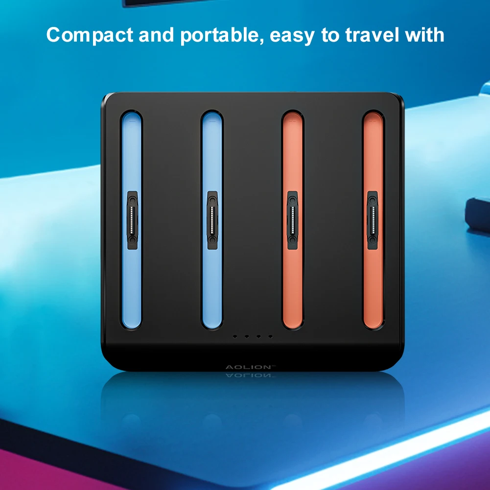 Зарядное устройство контроллера с RGB-подсветкой, зарядная док-станция, подставка для зарядного устройства для Nintendo Switch2, аксессуары Joy-Con