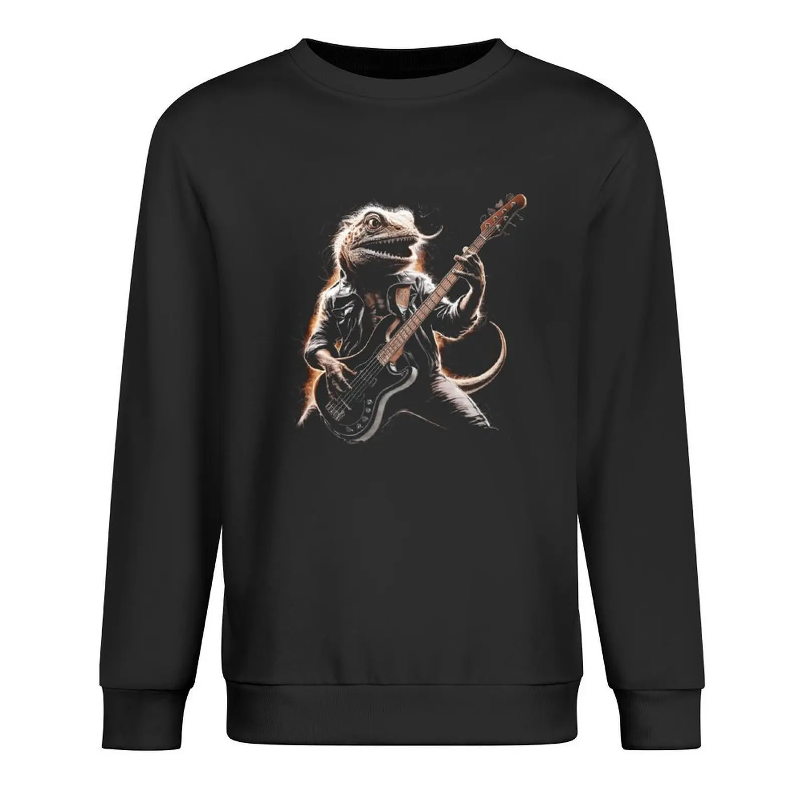 

Lizard Playing Guitar Rocker Lizard Playing Guitar Rock Pullover men clothes graphic t shirts men tracksuit hooded sweatshirt
