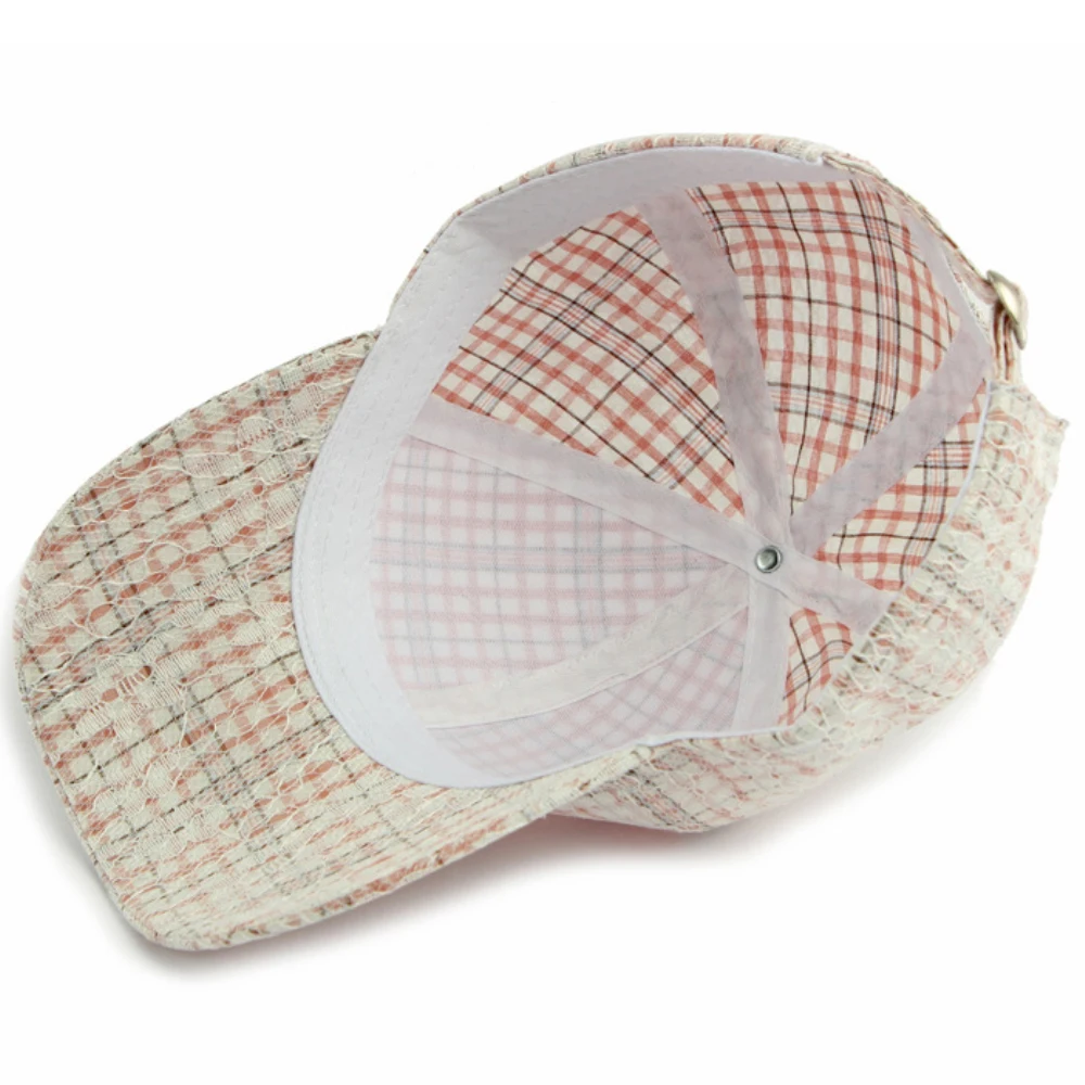 HT5085 Frühling Sommer Sonnenkappen für Herren und Damen 2026 Neue Spitzen-Baseballkappe Unisex Verstellbare Snapback-Kappe Atmungsaktive Baseballmütze – Detail 11