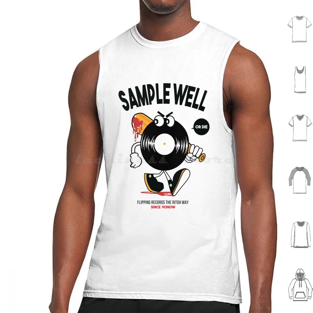 Vinyl Record Tank Tops Vest Sleeveless Beatmaker Beatmakers Hiphop Hip Hop Boombap Beatmaking Jdilla J Dilla Nujabees Sampling