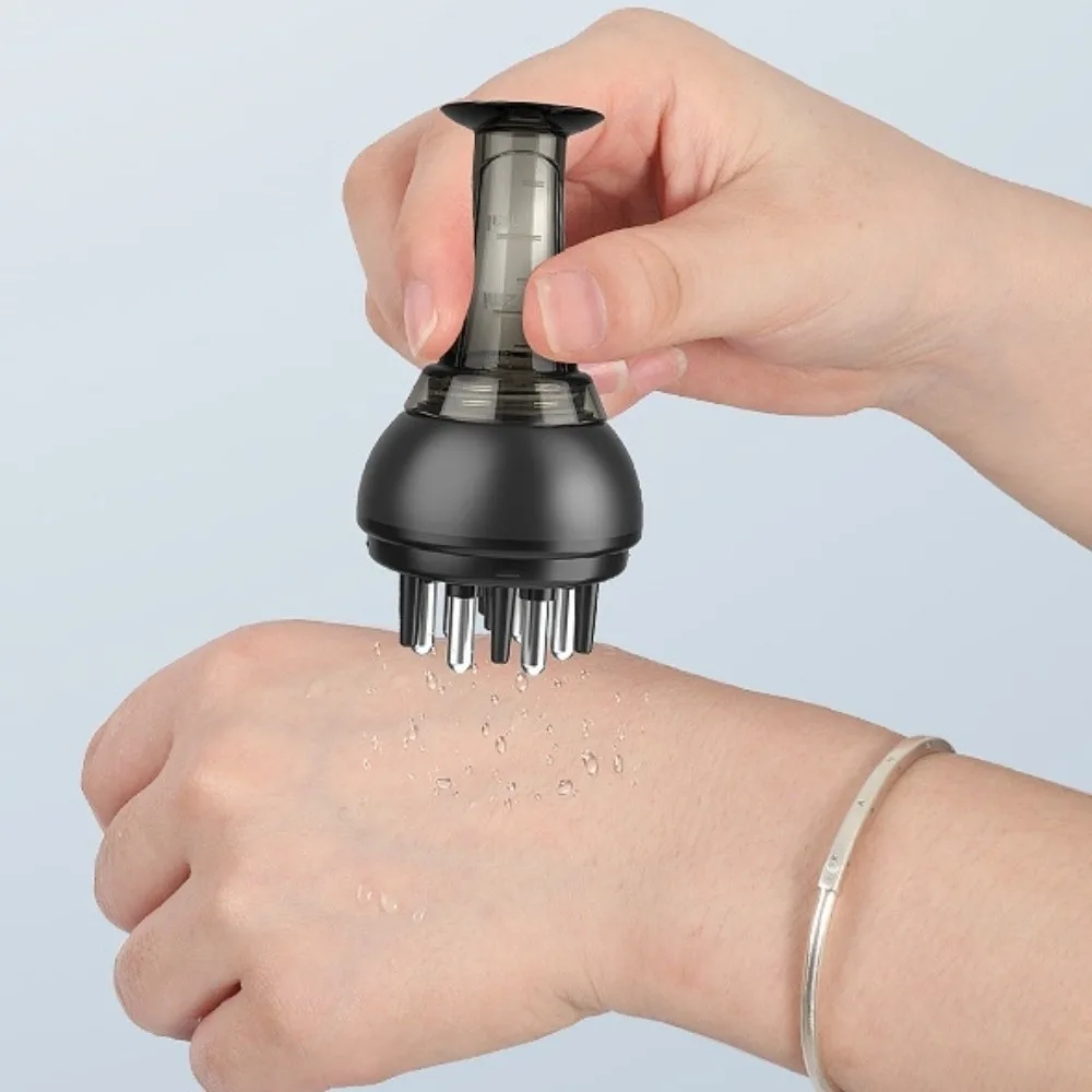 Rolling Ball Scalp Applicator Comb Accurate Scale Portable Professional Liquid Guide Comb 3ML Standable
