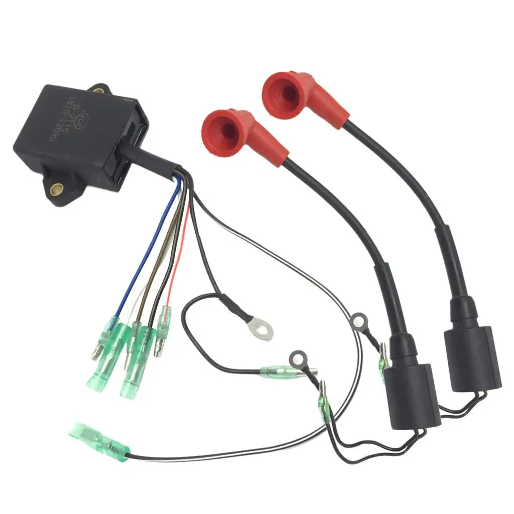 

1 Set 9.9HP 15HP 2-Stroke Outboard CDI Unit Ignition Coil Assy for