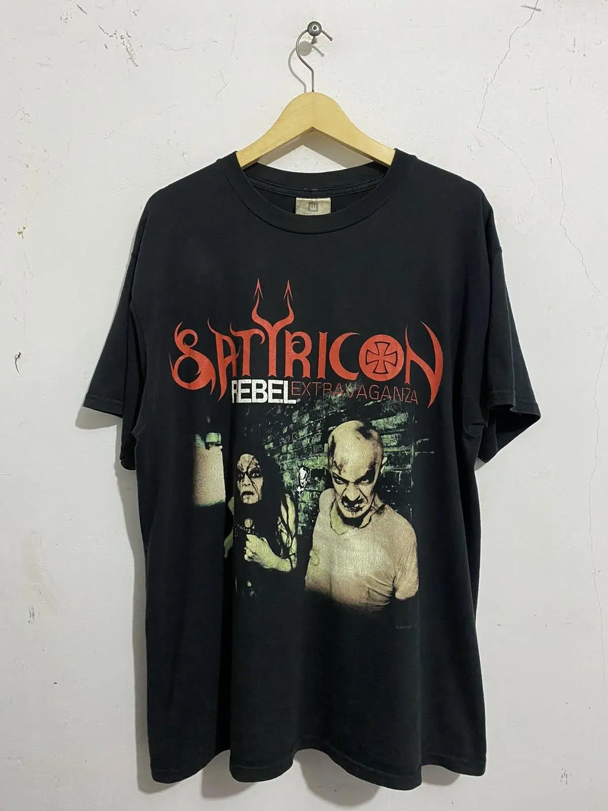 Vintage Satyricon Rebel Extravaganza Mayhem Darkthorne men t shirt