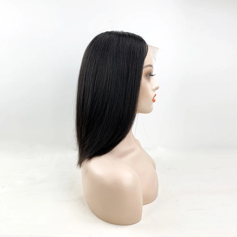 Single Konts Natural Hairline European Human Hair Jewish Wig Kosher Wigs Sheitel Swiss Lace Top Wigs Women Hair