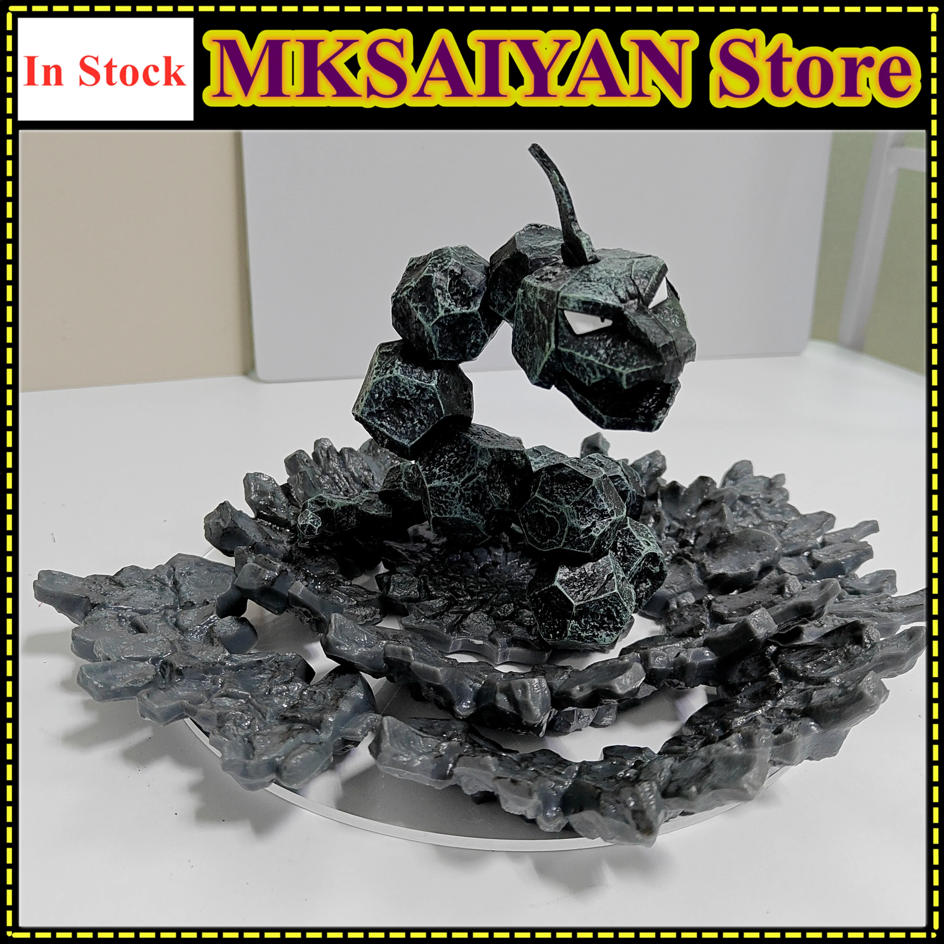 

Аниме Pokemon Onix Iwark Карманный Монстр Фигурка Игрушки DIY Эффекты Сцена ПВХ Модель Коллекция Статус Фигурка Подарок