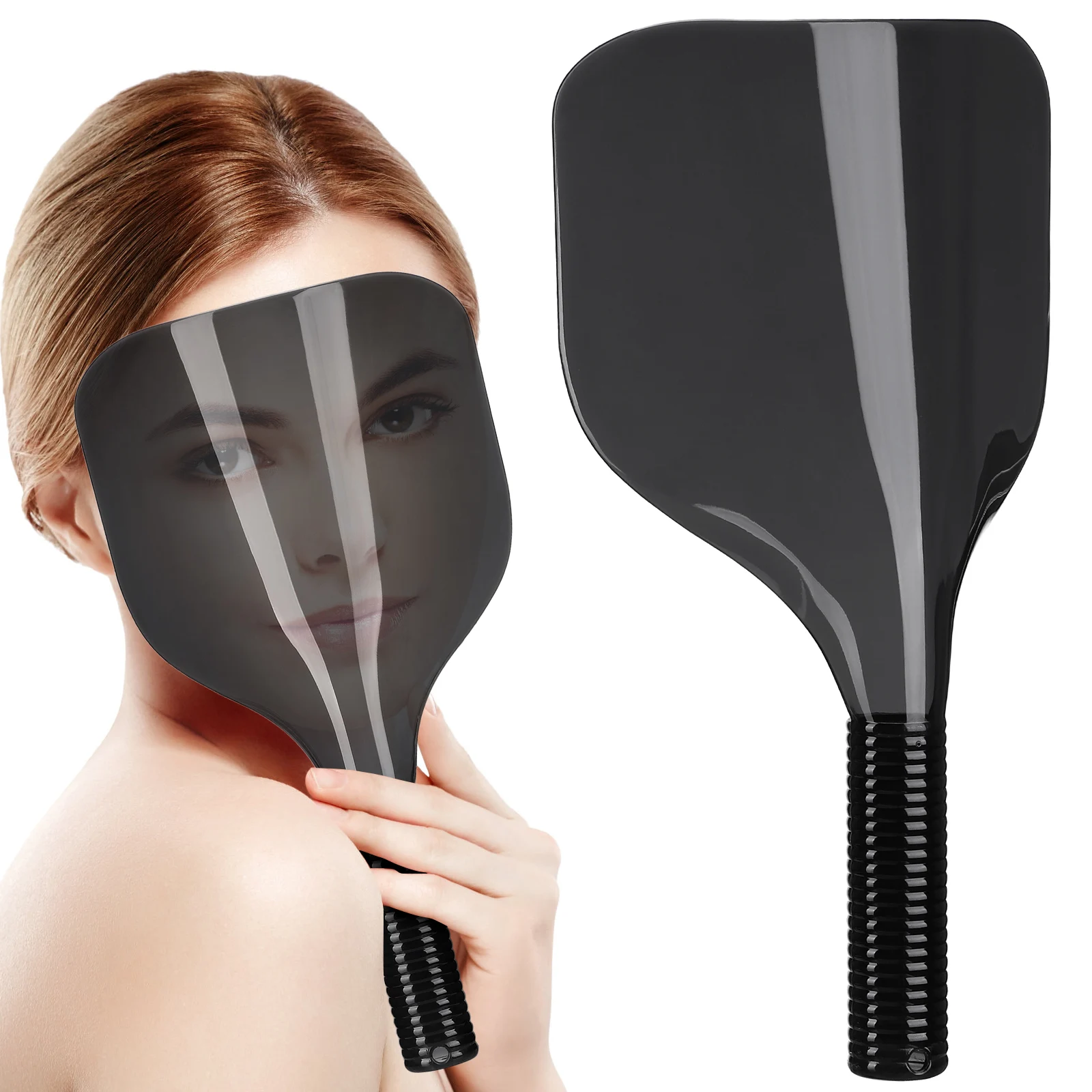 

Hair Dye Mask Protective Plastic Cover for Face Spray Black Shield Haircut Barber Salon Use Hairspray Face Protector