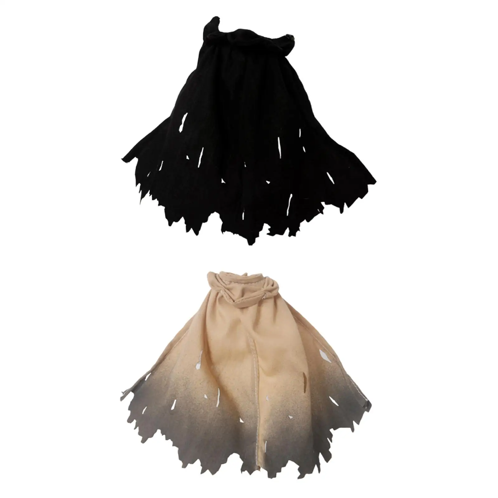 Vêtements de figurines d'action, Cape en tissu, vêtements miniatures pour hommes et femmes de 6 pouces, 1/12