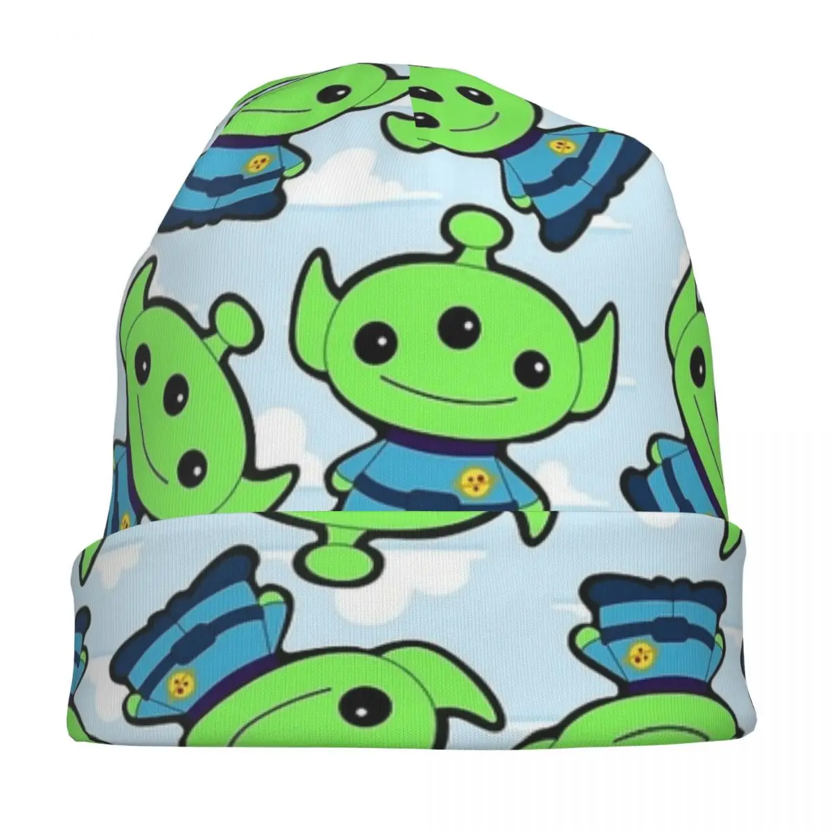 リトルグリーンエイリアンズトイストーリースカリービーニー帽子春男性女性ストリートキャップ暖かいデュアルユースボンネット帽子