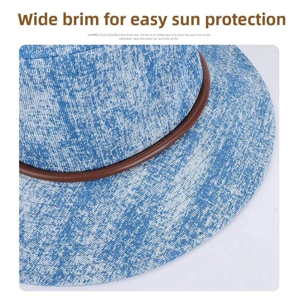 Casual Washed Denim…