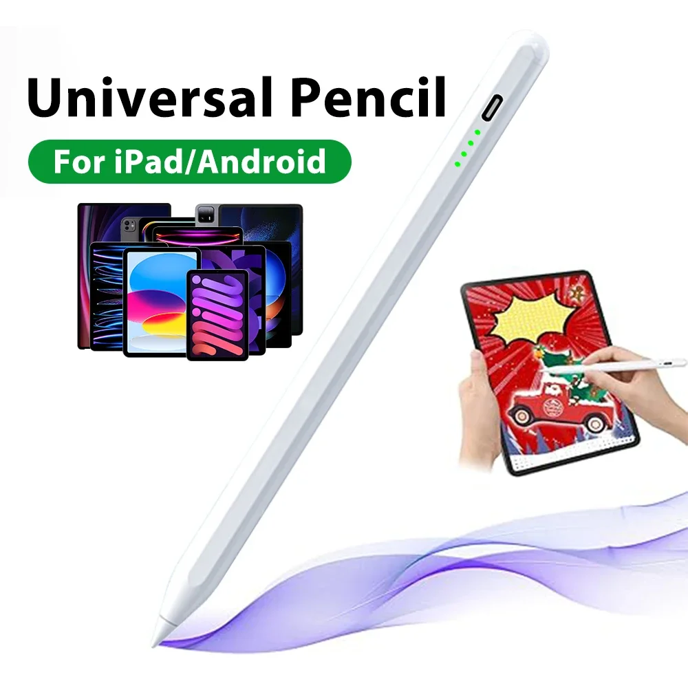 

Universal Stylus Pen For Apple Pencil iPad Pro Air 13 11 M3 A16 Magnetic Pen For Samsung HUAWEI XIAOMI Tablet Screen Touch Pens