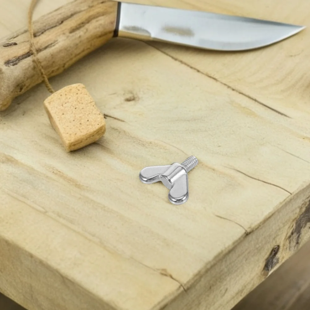 

3Pcs Stainless Steel Butterfly Wing Screws Durable Weather Resistant Wing Bolt Kit for Flagpole Furniture Fastening