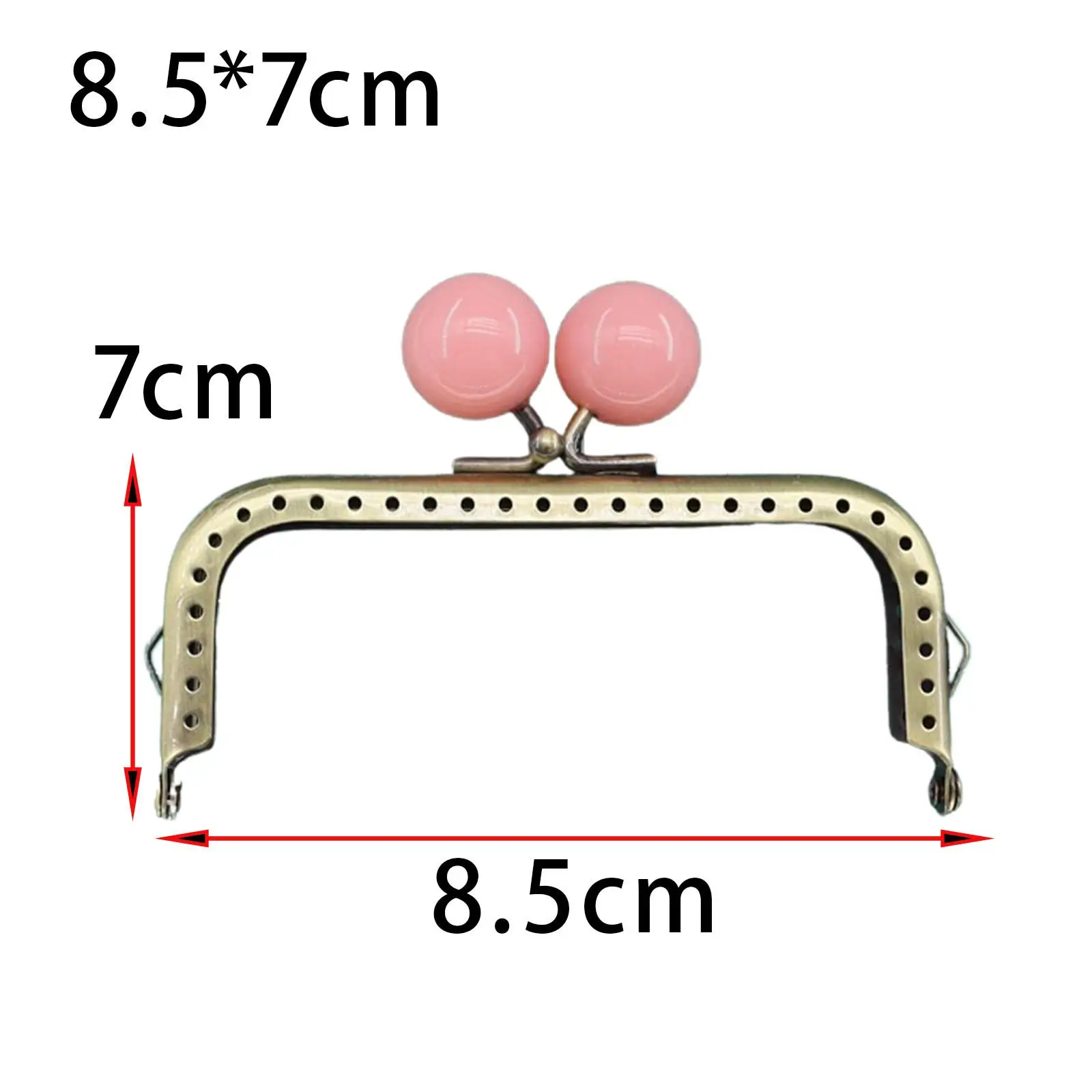 Purse Frame Handle Cute Multifunctional Women DIY Decorative Parts Purse Clasp Clasp Clutch Frame for Sewing Wallet Bag Making