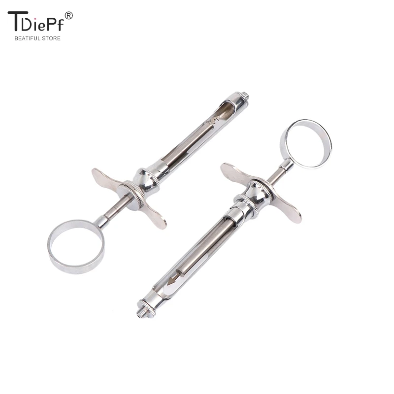 Dental Stainless Syringe Anesthesia Aspirating Syringe Dentist Injector Tool Dentistry Surgical Instrument Oral Material Tools