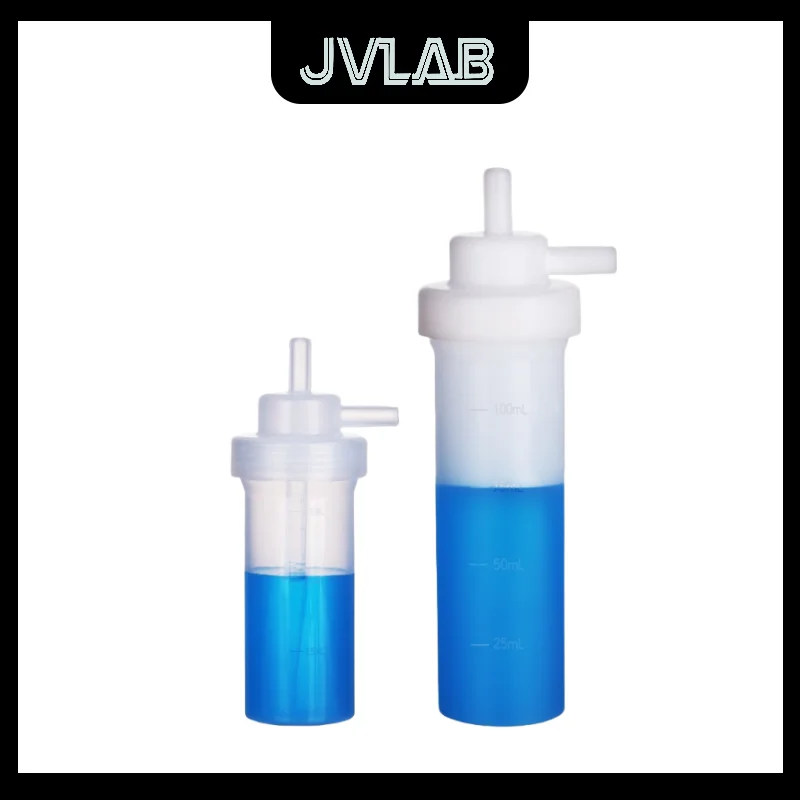 

HDPE Bubble Absorption Bottle PP Hydrogen Fluoride Fixed Pollution Gas Washing Bottle Determination Hydrogen Fluoride JVLAB