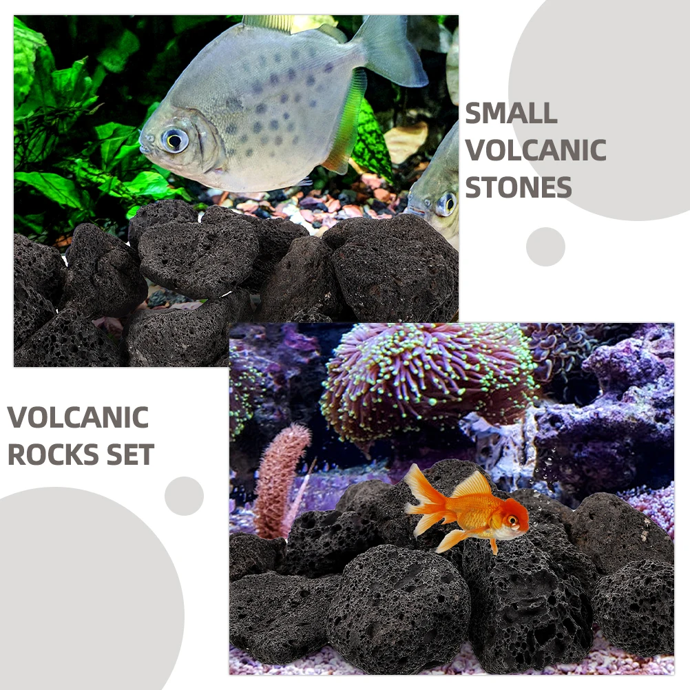 

Volcanic Stone Landscaping Fish Tank Plant Rock Aquarium Volcano Ornament Rocks