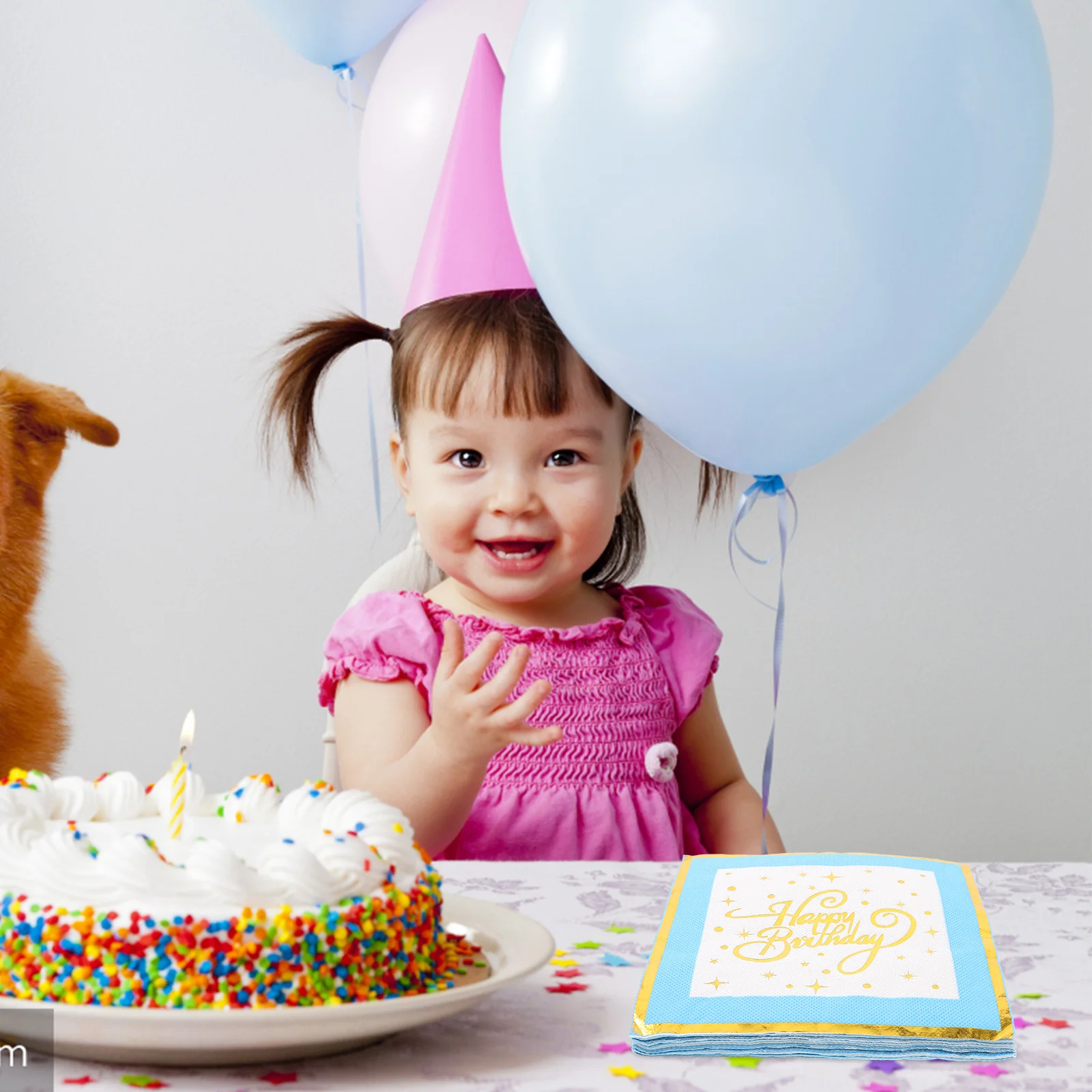 Piatti e tovaglioli di carta Decorazioni per torte Cerimonia di nozze Festa di compleanno decorativa Bianca