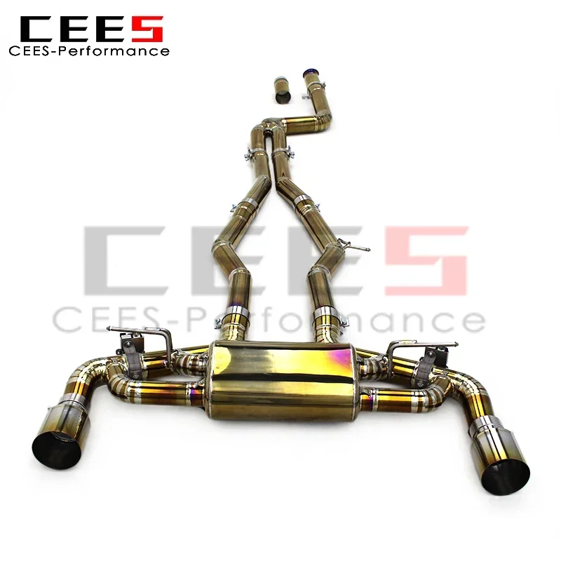 CEES Custom Valvetronic Exhaust  for Toyota Supra A90 3.0T 2020-2023 Titanium Muffler Catback Exhaust System with Remote Control