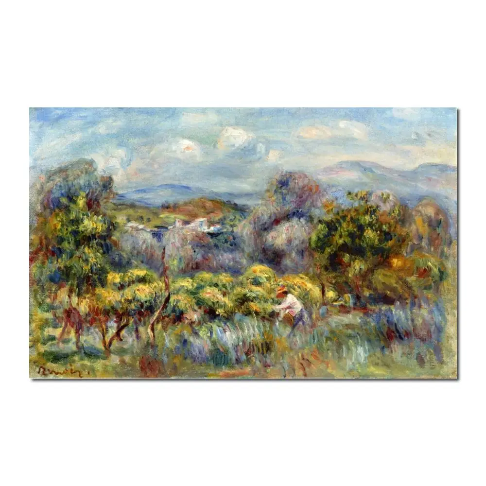 

painting with oils Orange Trees by Pierre Auguste Renoir art reproduction Hand-painted High quality