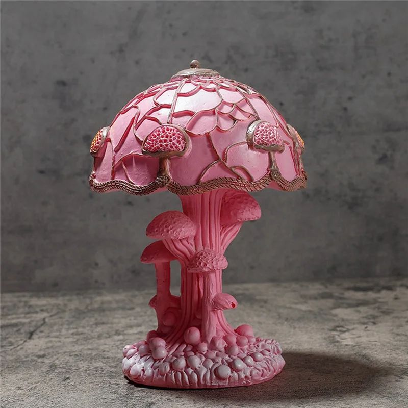 Lampu Meja Seri Tanaman Berwar - Mushroom Table Lamp ulasan dan harga