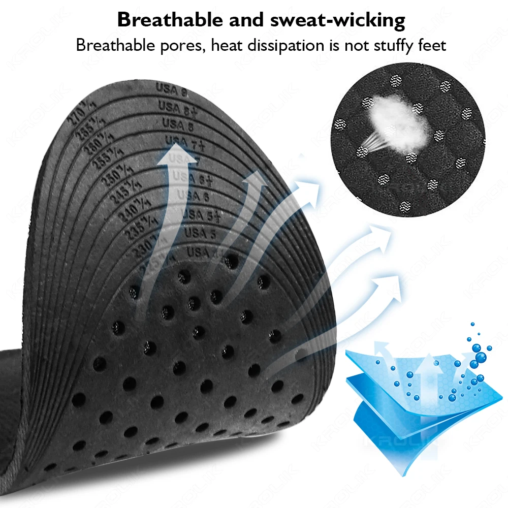 Palmilhas para sapatos com aumento de altura, almofada para aumentar as solas de crescimento, inserção de corte ajustável, almofada esportiva mais