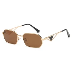 Brand Square Sun Glasses Vintage High Quality Rectangle Sunglasses Women Metal Frame Glasses Men Shades Female Eyewear UV400