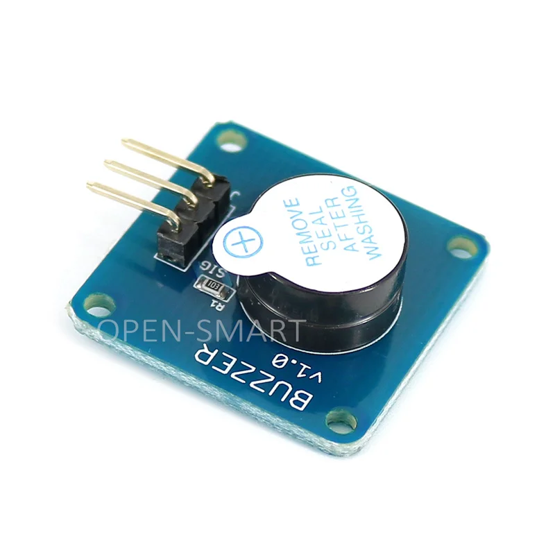 Active DC Buzzer Module Piezoelectric High-Level Beep Small Horn Alarm Sound Unit for DIY Electronics Projects