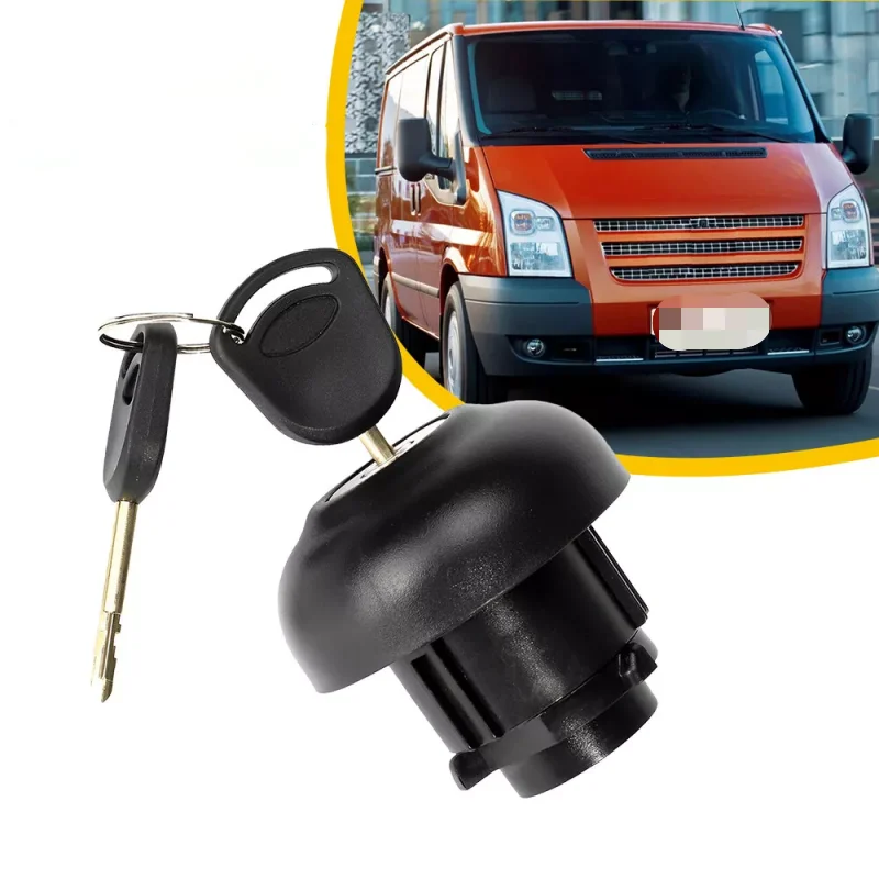 Automotive Diesel Fuel Cap For Ford Transit MK6 MK7 2000~14 Locking Fuel Cap With 2 Keys Diesel Petrol 1715043