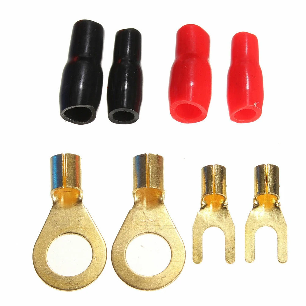 1500W Car Subwoofer Cable 8GA RCA Power Cable 60 AMP Fuse Holder Car Audio Line 18GA for Car Modification for Auto Vehicle Parts