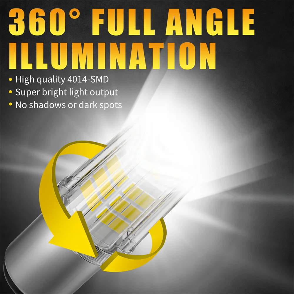 AILEO 2 قطعة أضواء Canbus وقف الفرامل 1157 P21/5 واط LED BAY15D LED 6000 كيلو لشركة فولكس فاجن باسات B5 B6 جولف عكس النسخ الاحتياطي النهار تشغيل DRL