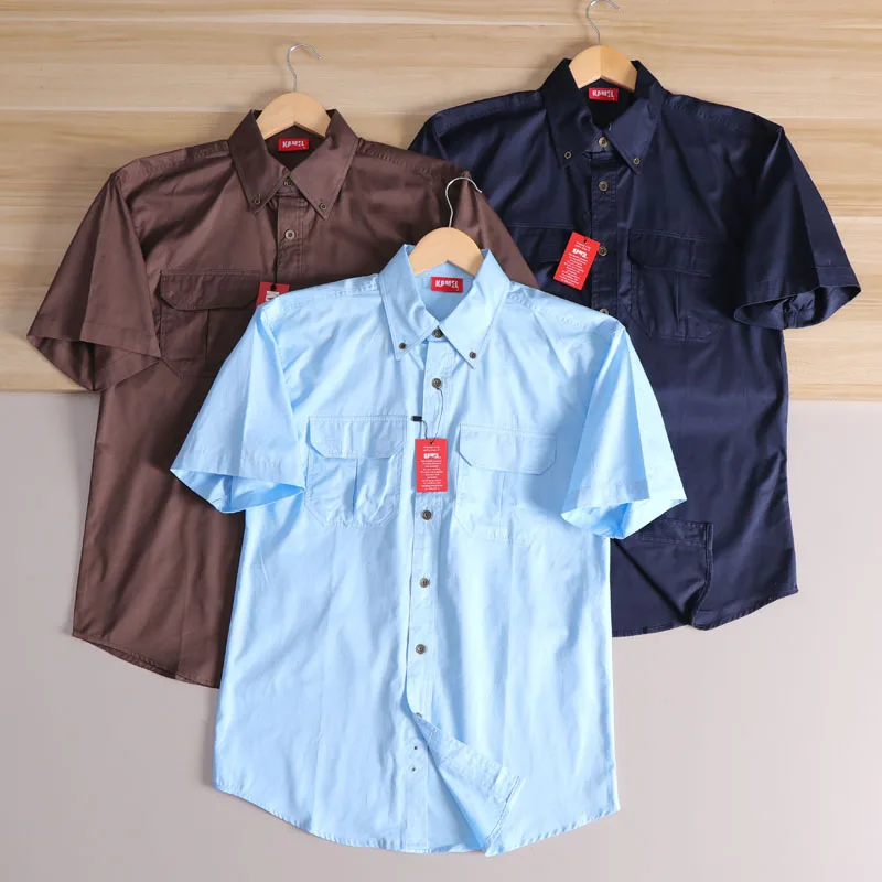 

Уличная американская спецодежда ort Sve Loose Casual Men's irt Double kets Breathable Moisture ng Stand Fit