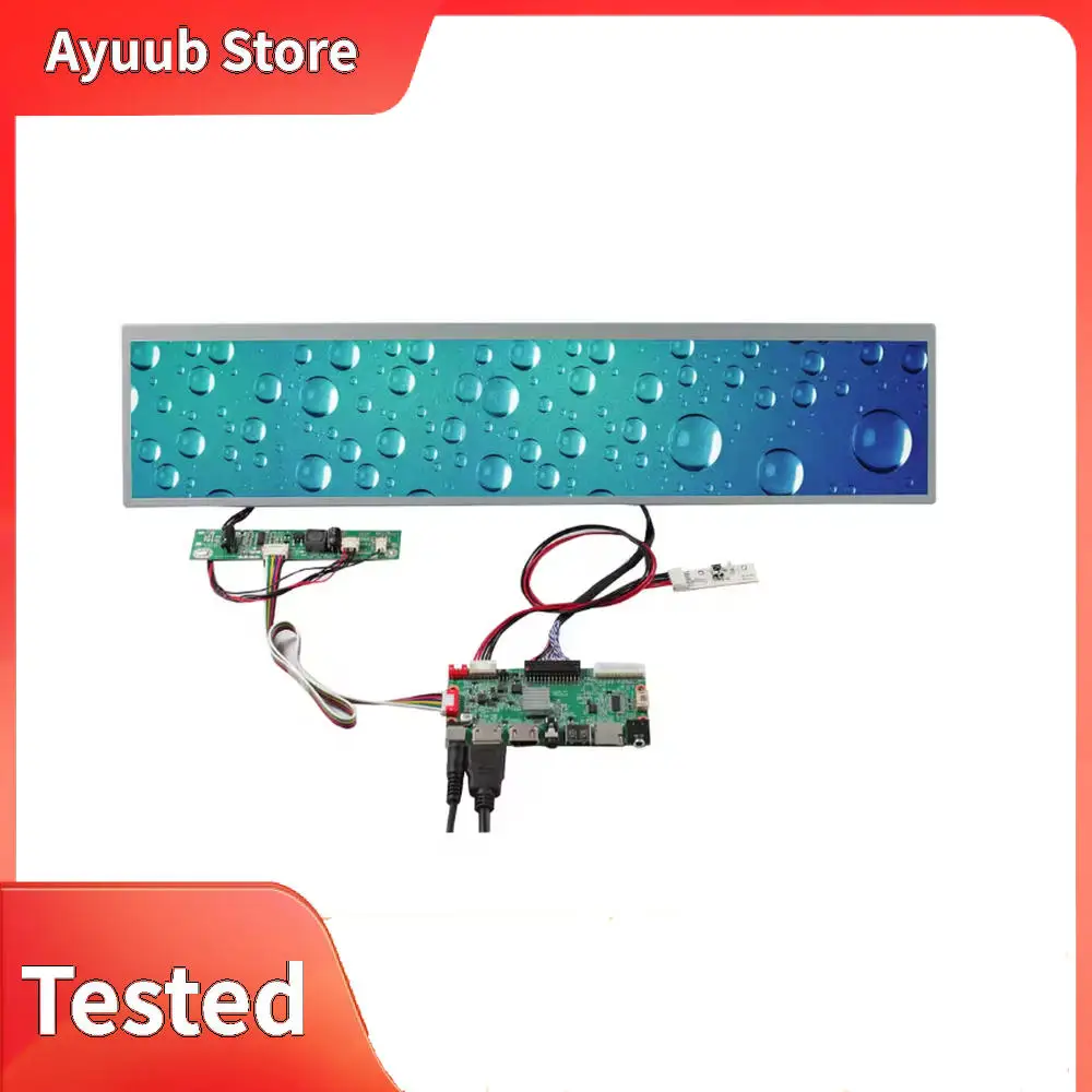

Плата контроллера ЖК-дисплея HD-MI VGA USB и 19-дюймовый ЖК-экран DV190FBM-NB0 1920X360