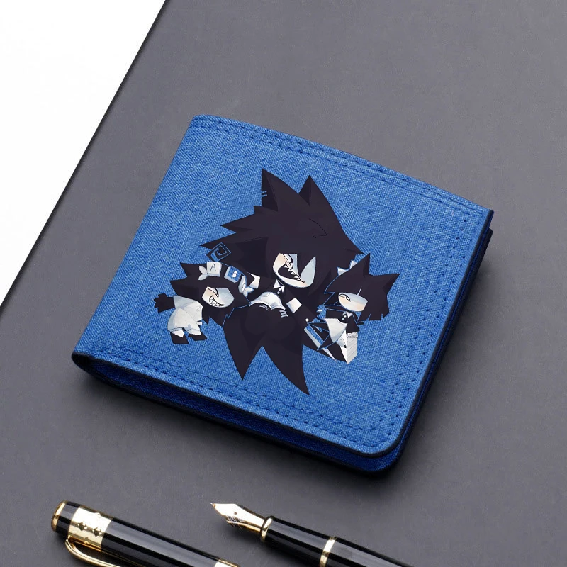 Fundamental Paper Education Wallet Men New Anime Kawaii Coin Purse ID Card Holder Pocketbook Kids Travel Billfold Money Bag Gift