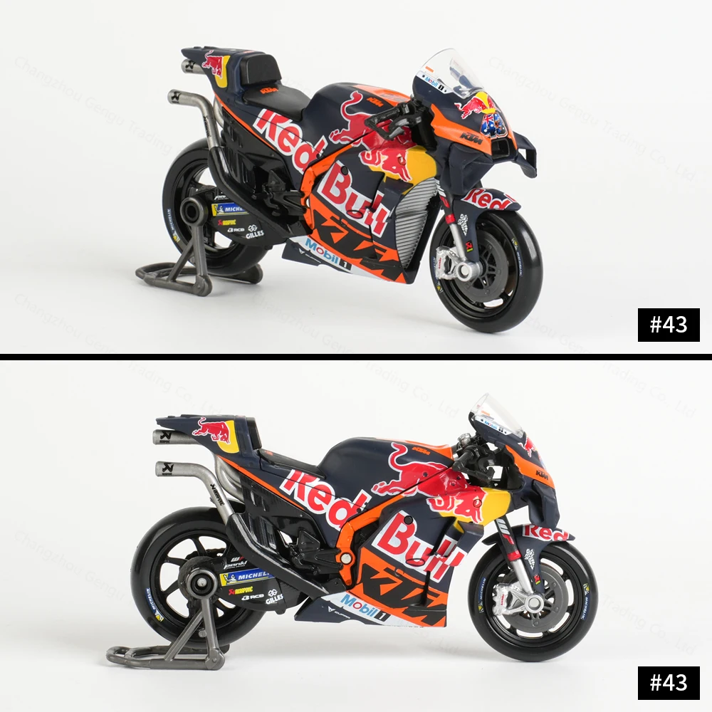 Maisto 1:18 2023 GP Racing Red Bull KTM Factory Racing Gegoten Voertuigen Collectible Motorcycle Model Speelgoed