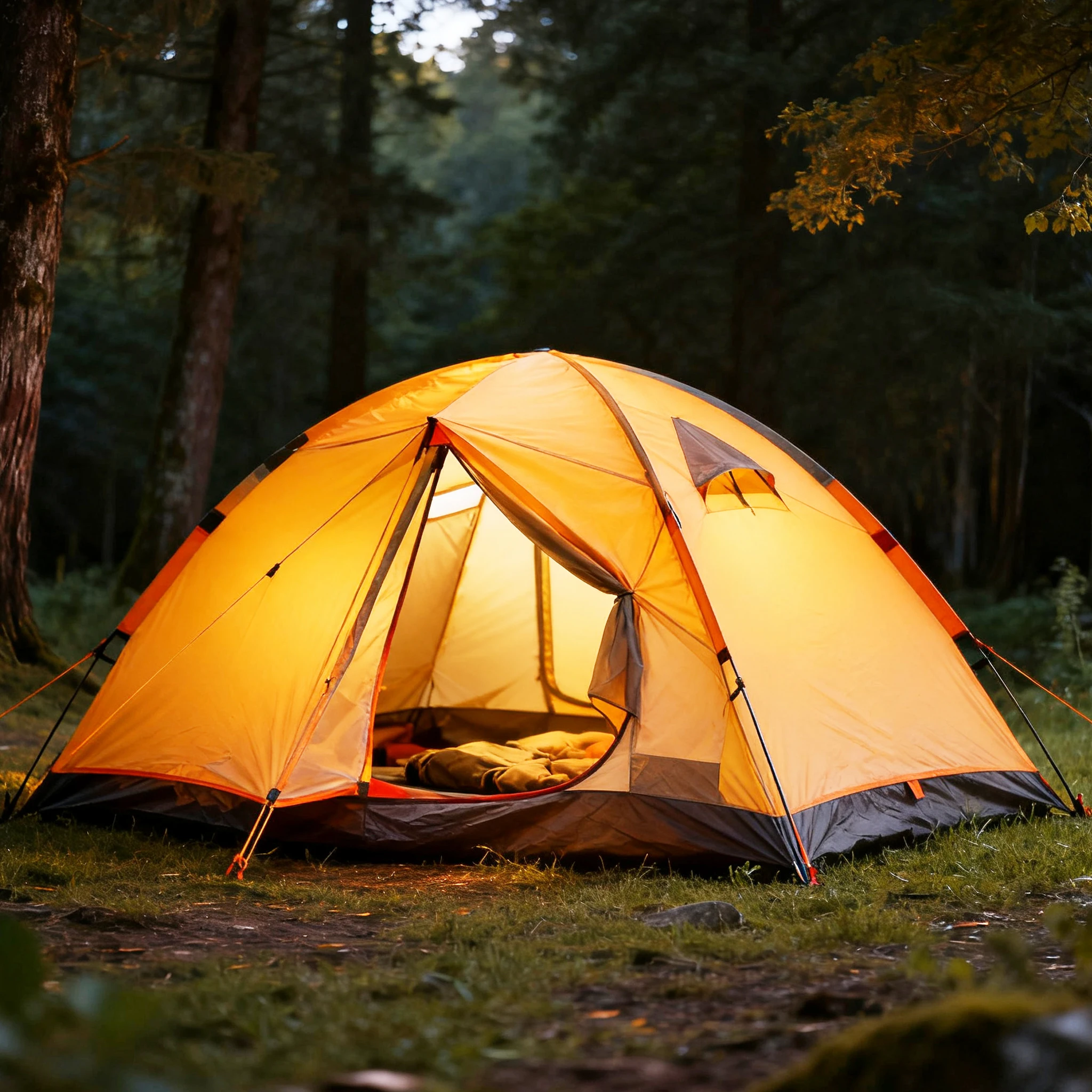 

STLF Double Camping Tent with Waterproof Oxford Cloth Material Sun Rain Protection Canvas Fabric Annex Accessory for Outdoor Cam