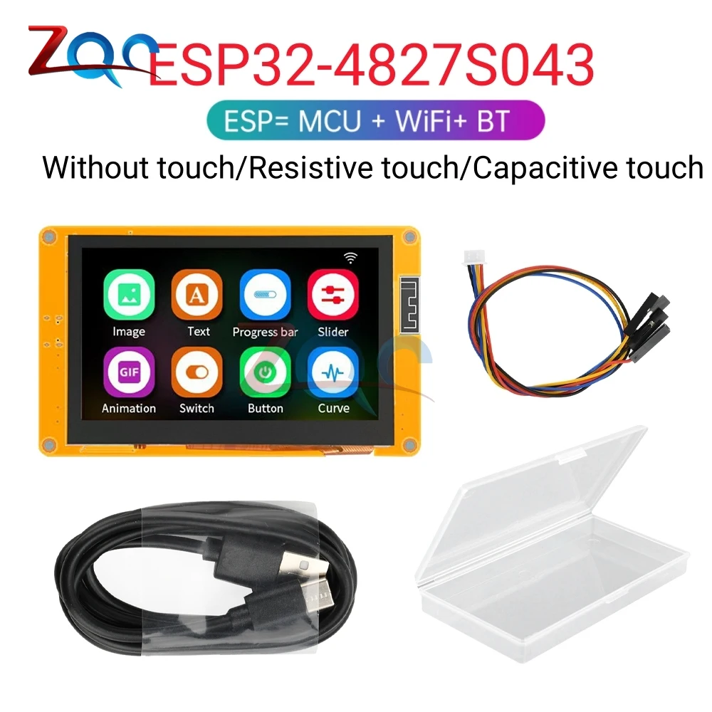 

ESP32-S3 WIFI Bluetooth Development Board 800*480 Resolution Type C Smart Display Screen 4.3 inch LCD TFT Module for Arduino